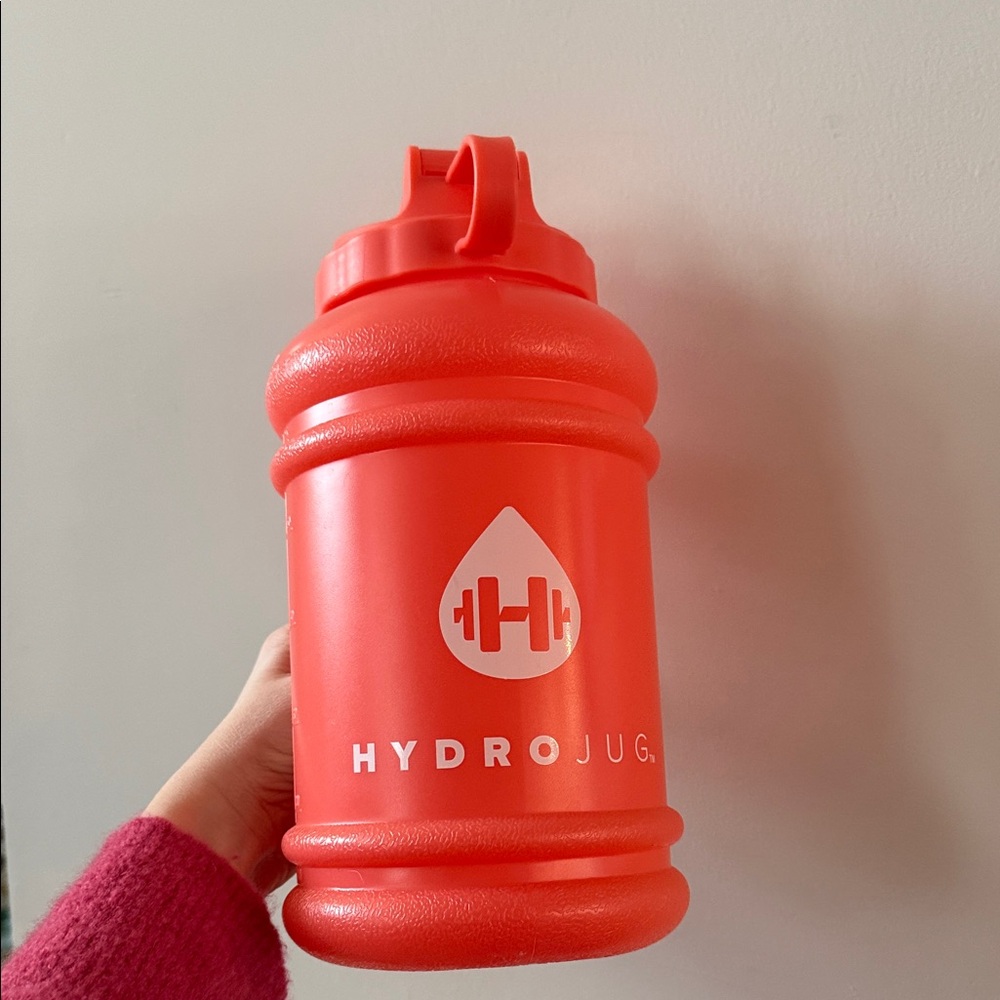 HydroJug Bold Red Pink Water Bottle - Brand New!